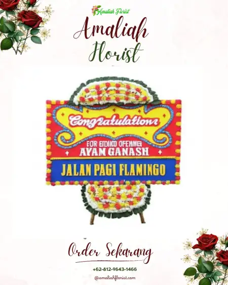 Sewa Papan Bunga Yasmin Bogor